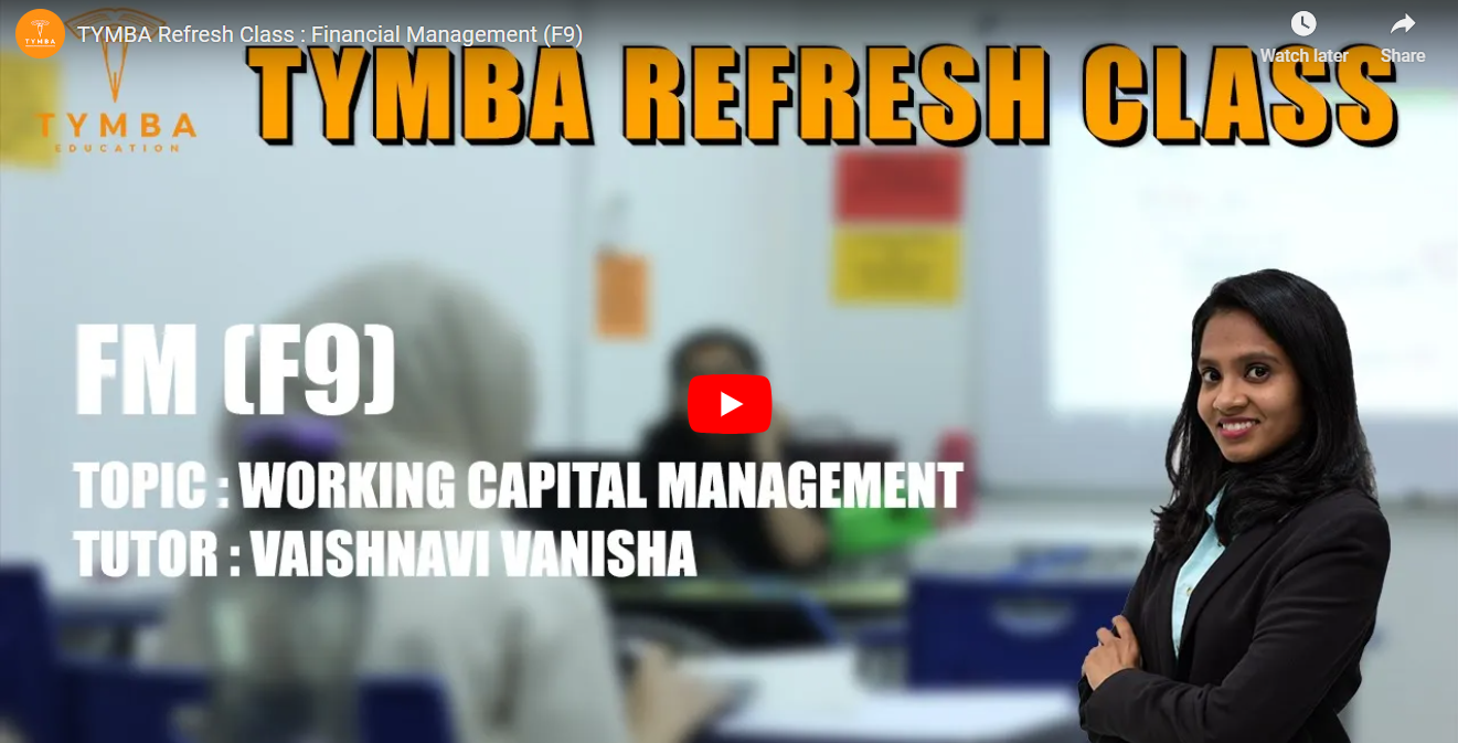 tymba refresh class: financial management